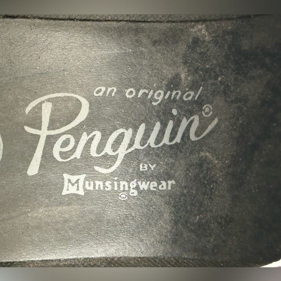 Penguin Men’s Lace Up Leather Oxford Shoes Navy **Flaws. ** - Picture 17 of 17